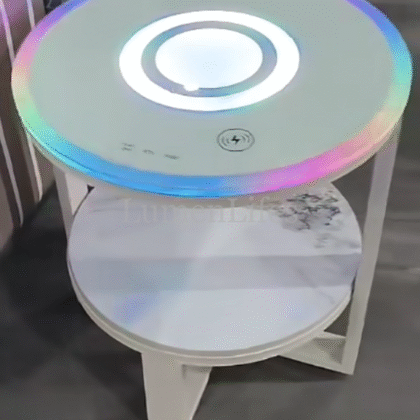 HiFi Speake LED Smart Table +RGB  colorful lighting RGB 5W+Speaker10W+Wireless 15W