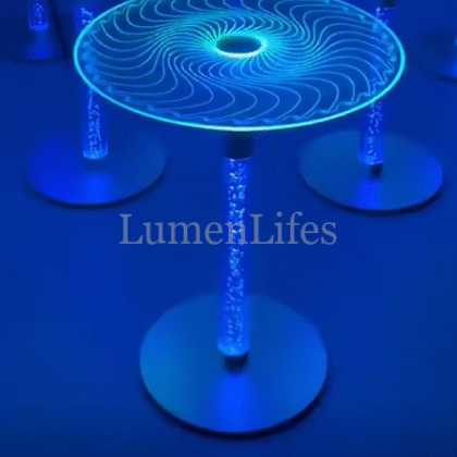 Remote control RGB lighting Smart Table Wireless 15W +  Movable battery