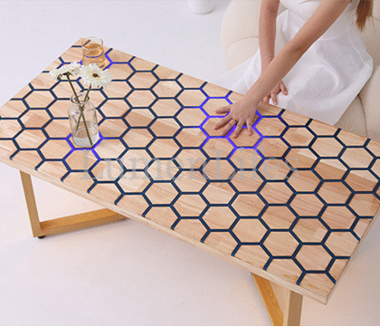 Touch-Sensitive light-up and interactive Smart Table